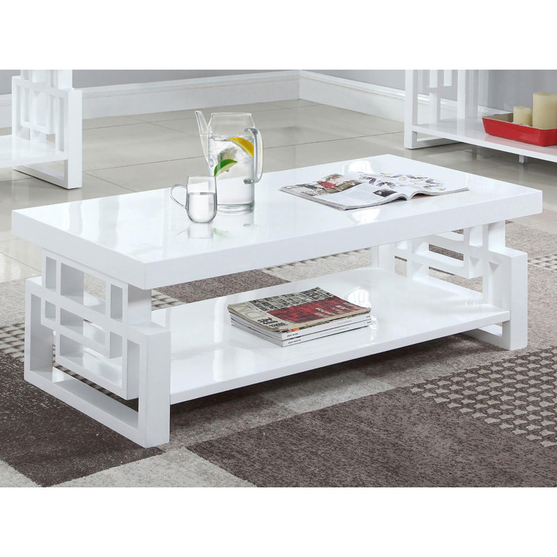 High Glossy Rectangular Coffee Table