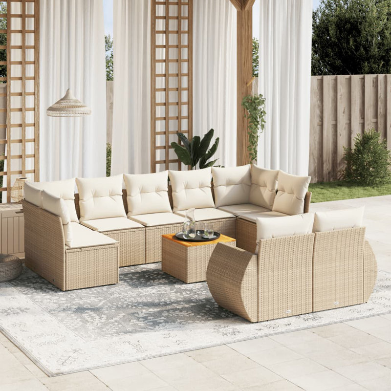 Ensemble de canapé de jardin Vidaxl