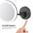 Circular LED Wall Mount One Side 5x Magnifying Makeup Mirror-93465432