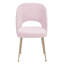 Chaise en velours Rizo Cognac-4605389