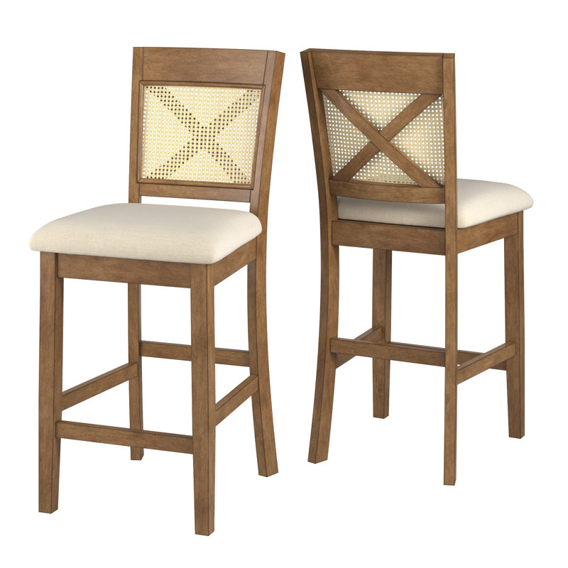Pulukan 26.32'' Counter Stool, Oak