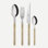 Bistrot Horn 4 - Piece Stainless Steel Flatware Set - Service for 1