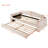 Upholstered Daybed With Storage Armrests, Trundle And Latest Integrated Bluetooth Audio System, Teddy Fleece-109997277-109997276