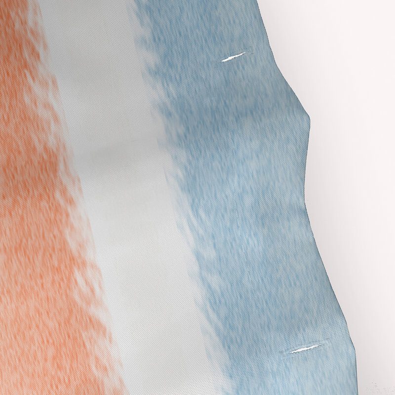 Rideau de douche synthétique Synthia, Bleu clair