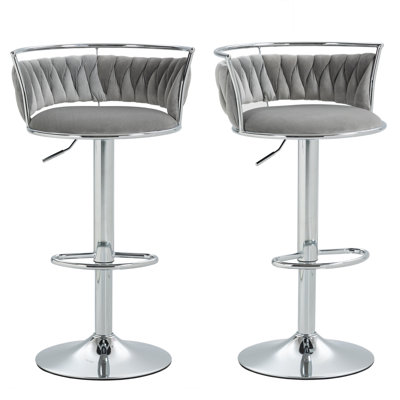 Christal Height Adjustable Swivel Bar Stool