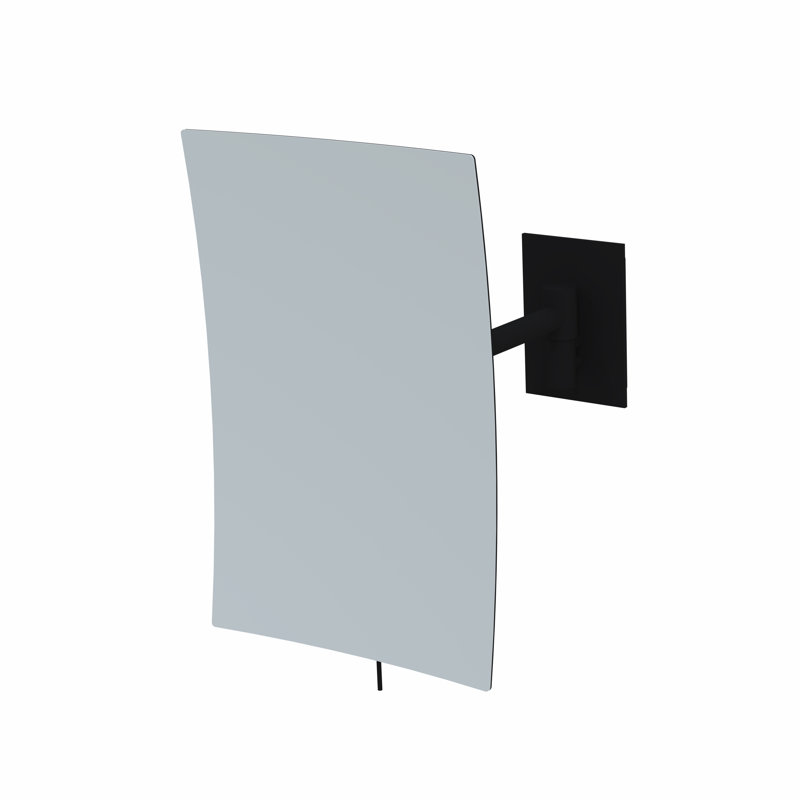 Pretrice Rectangle Mirror, Matte Black