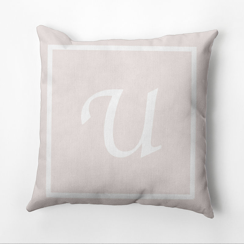 Reversible Throw Pillow, Ivory/White, 26"x26", U