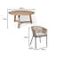 Keosauqua 4 - Person Patio Dining Set with Round Table-281699506-298195642