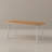 71" Rectangular Outdoor Teak Dining Table For 6-8