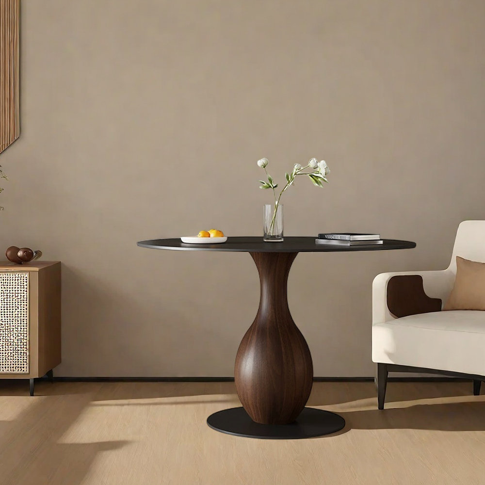 George Oliver Round sintered stone dining table - Wayfair Canada