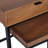 Atelier Industrial Solid Wood Nesting Table Set of 2 with Drawer and Tray Top-1034133055