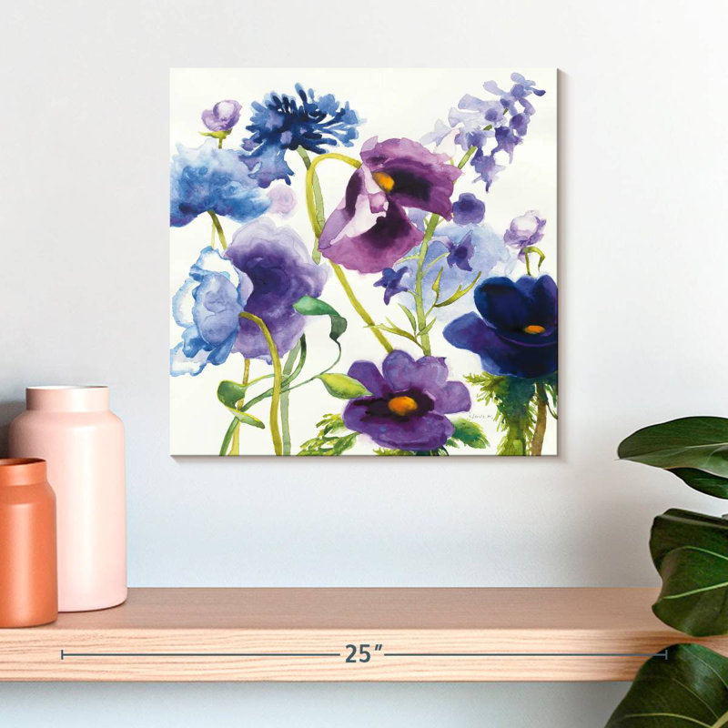 Harnek Blue And Purple Mixed Garden I