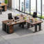 Bureau industriel avec rangement industriel