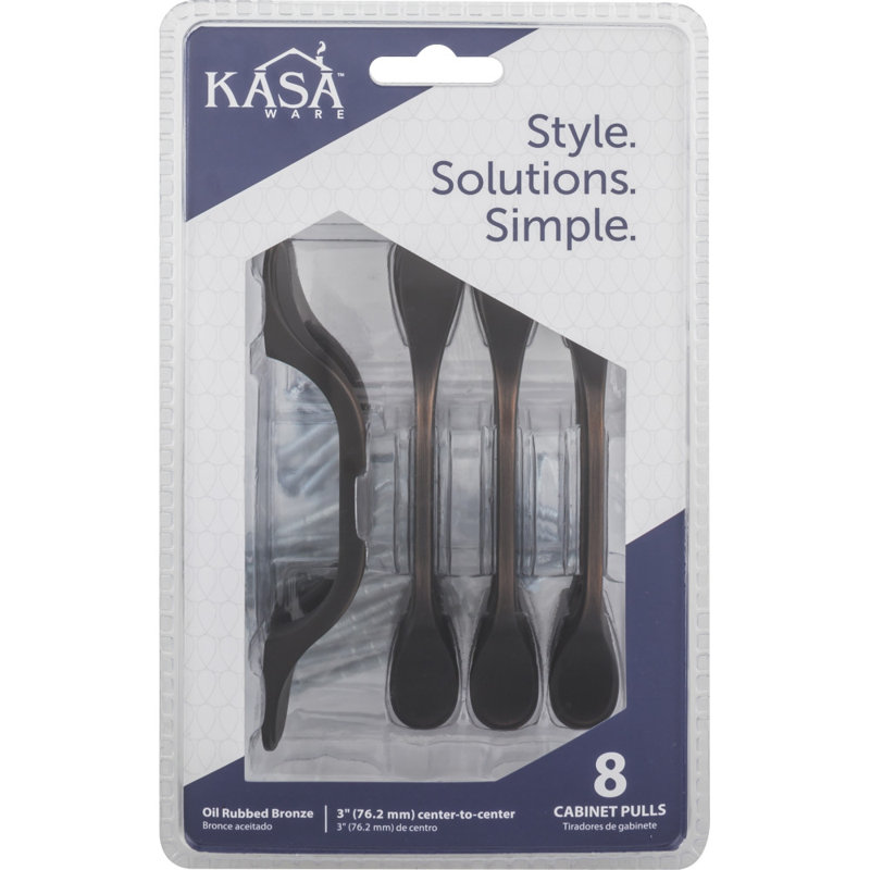 3" Center to Center Arch Pull Multipack, Brushed Oil Rubbed Bronze