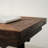Solid wood bench like ancient stool stable-110542766