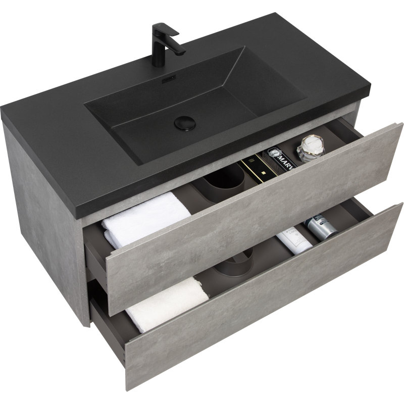 Andres Floating Bathroom Vanity with Sink