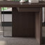 Bureau bruni + bois manufacturé rectangulaire transparent + acrylique avec 1 tiroir-1028309302