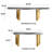 Sammie 9 - Piece 94.48'' Extendable Sintered Stone Dining Table with 8 Leather Chairs Dining Set-1035566531-1035566530