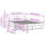 Bed Frame with Headboard Solid Pine Wood-1324561812-1324561810