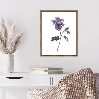 «April Violet» par Amanda Cook, reproduction d'art sur toile encadrée