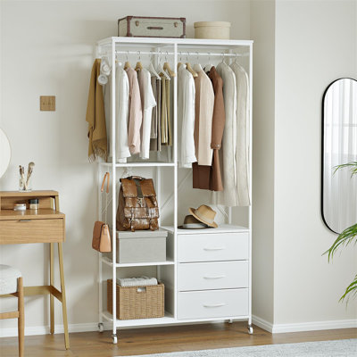 84cm Rolling Clothing Rack