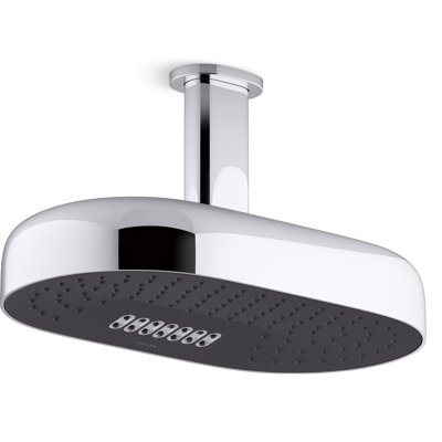 Statement™ 10 in. Ceiling-Mount Two-Function Rainhead Arm And Flange