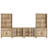 Scarlett 135.4" W Solid and Manufactured Wood Entertainment Center -2141382454