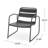 Chair: Matte Black Iron, Making Backyard & Patio More Appealing, 24.62 In. Height, 13.19 Lb Delightful In 24.94 Depth