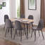 Chaise d'appoint Nick en gris
