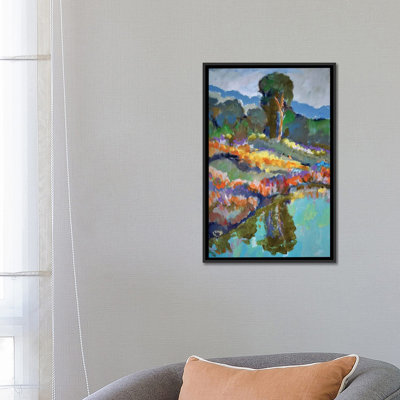 « country pond », impression sur toile