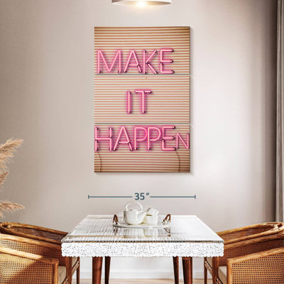 Enseigne néon Tergel Make It Happen