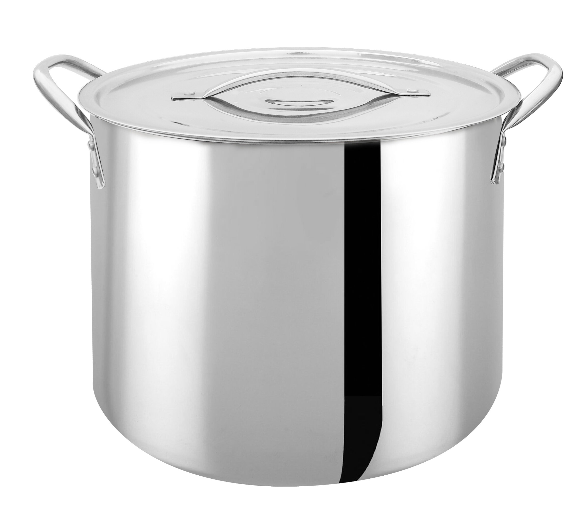 360 Cookware Stainless Steel 12 Qt Stock Pot with Cover