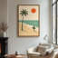 Art mural sur toile encadrée, impressions murales de plage pour le surf - 16 po x 24 po-1411401206-1411401099