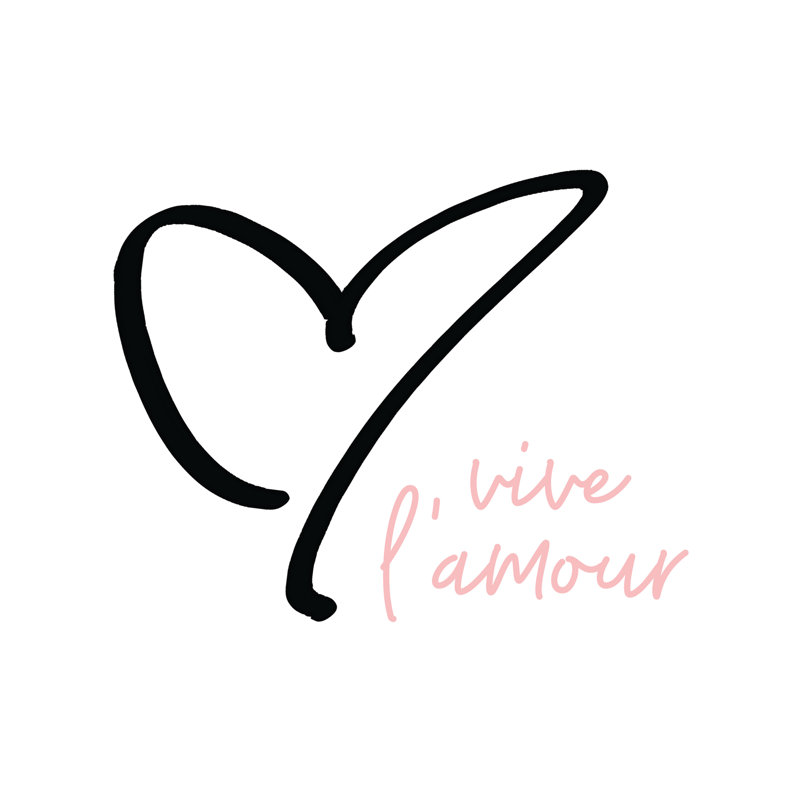 Vive Lamour Heart - Wrapped Canvas Print, 76cm H x 76cm W x 3.8cm D