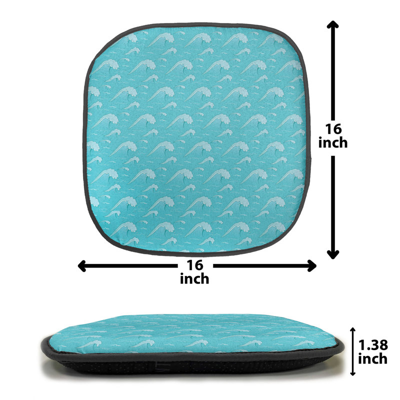 Outdoor 1.38'' Dining Chair Seat Cushion