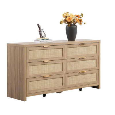 142.2 cm W Chest of 6 Drawers