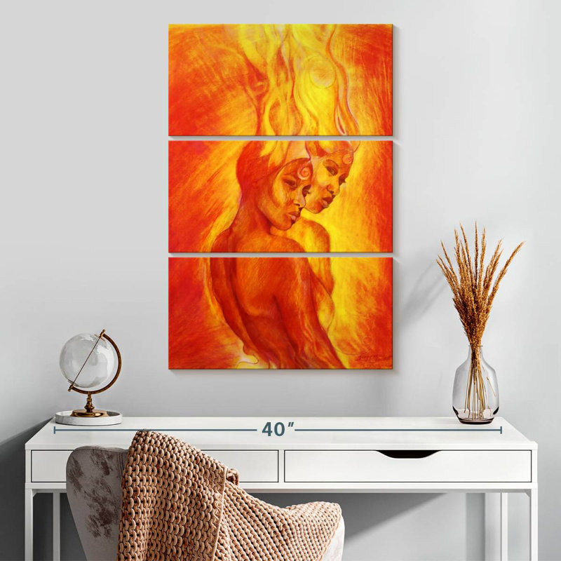 Leisha Shango Flames, 32" H x 20" W