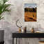 «Vineyard Mountain View Peaceful Serene Tranquil Autumn Landscape», reproduction d'art mural-129897024