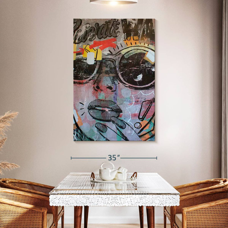 Leisha Private War, 51" H x 34" W