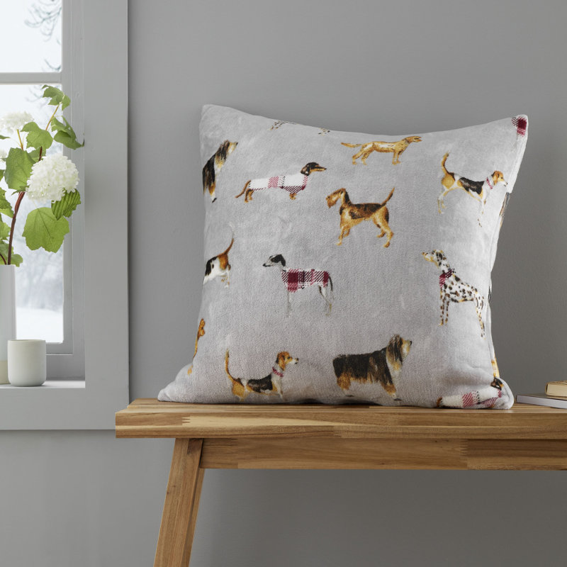 Country Dogs Doft 55x55cm Cushion with Inner, Pillow Cover Only - No Insert