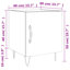 Couey 40cm W Iron Bedside Table-1457605827