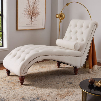 Vintage Elegance Velvet Recliner Chair - Button-Tufted Lounge Armchair with Solid Wood Frame & Silver Nailhead Trim for Living Room, Study, Bedroom