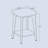 Square End Table-689125877