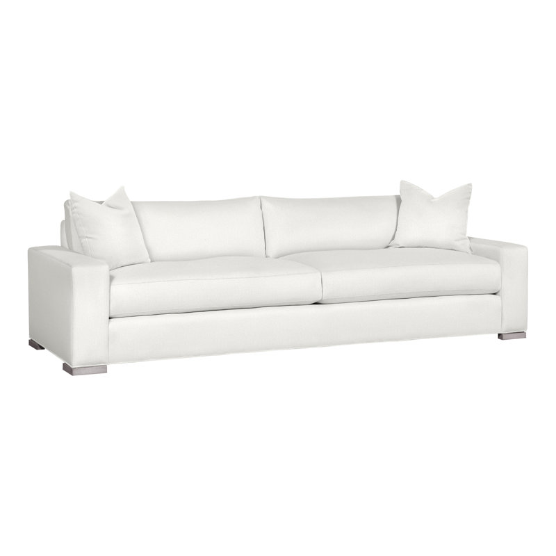 Paxton Upholstered 109'' Sofa, Tommy Snow, Dove Gray