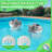 Shark Pool Floater Dispenser With Light,Easy Opening Pool Tab Holder For Swimming Pool,Adjustable Flow, Unique Added Buoyancy, Weather Durable PP & ABS