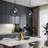 1-Light Double Finish Industrial Cube Pendant Light-131552865