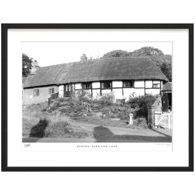 Burton, Barn End C1960 by Francis Frith - Single Picture Frame Print