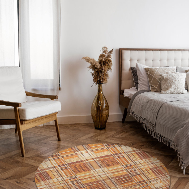 Tapis tressé rustique, Rond 5 pi