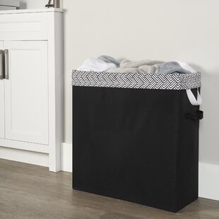 TEAYINGDE slim Laundry Basket with Lid, Tall Thin Laundry Hamper with  Handles, Waterproof Lining Nar…See more TEAYINGDE slim Laundry Basket with  Lid