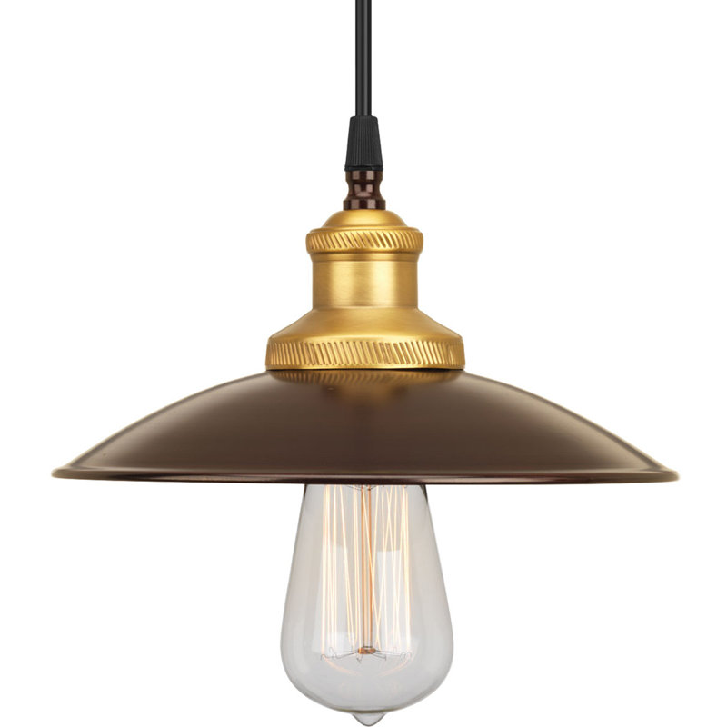 Luminaire suspendu conique à 1 lumière Barnwell